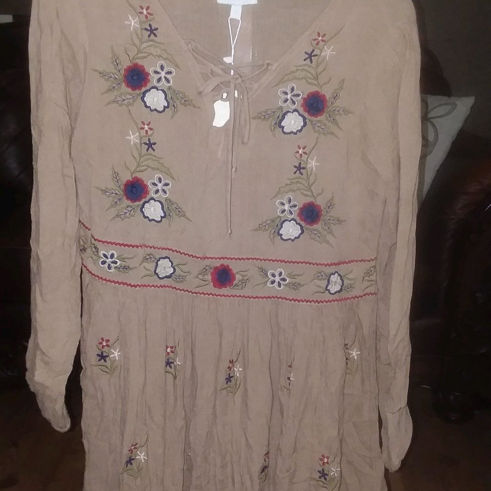 Velzera Tunic top S Mocha